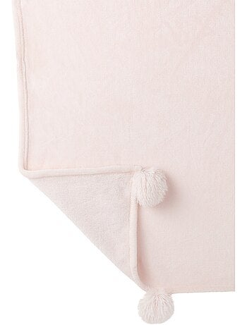 Manta polar con borlas - AFIBEL