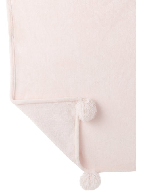 Manta polar con borlas - AFIBEL - Kiabi