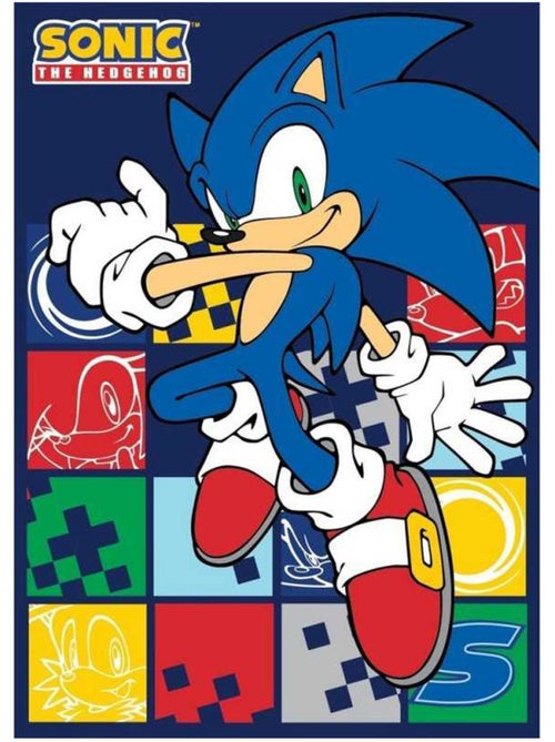 Manta polar de microfibra con motivo sonic - sonic - Kiabi Manta polar de microfibra con motivo sonic - sonic - Kiabi