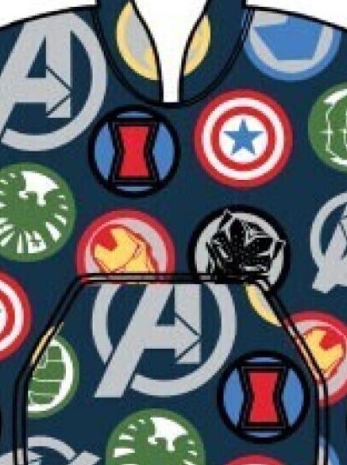 Manta polar infantil Avengers con mangas y capucha, talla única 7 a 14 años, MARVEL - Kiabi