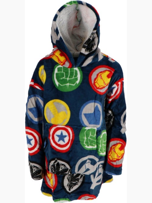 Manta polar infantil Avengers con mangas y capucha, talla única 7 a 14 años, MARVEL - Kiabi