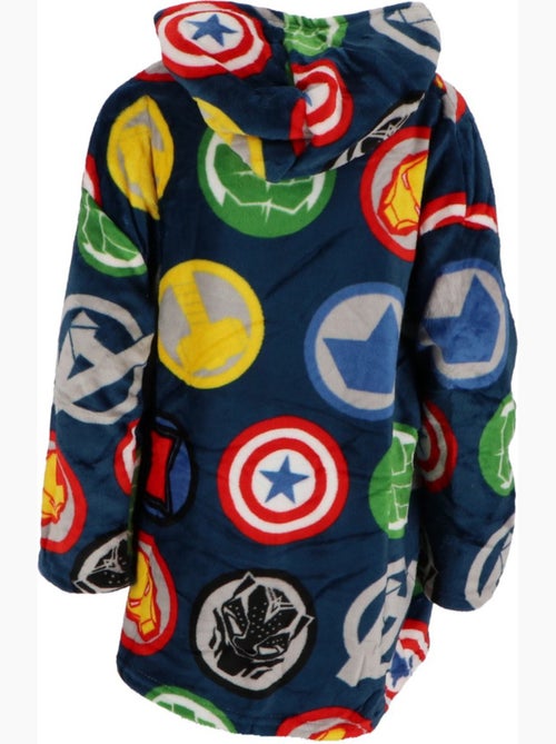 Manta polar infantil Avengers con mangas y capucha, talla única 7 a 14 años, MARVEL - Kiabi