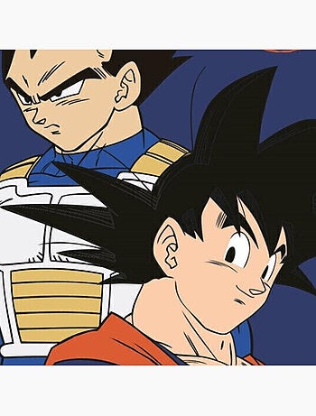 Manta polar infantil azul Goku