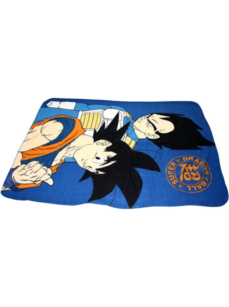 Manta polar infantil azul Goku Multicolor - Kiabi