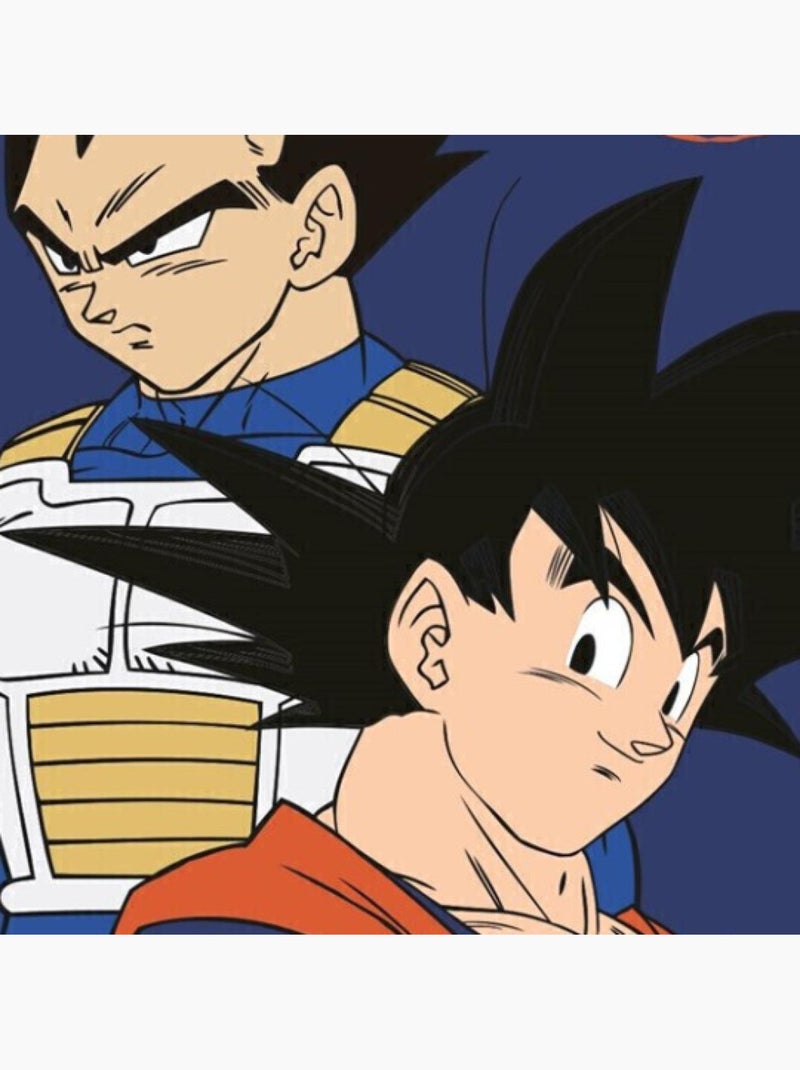Manta polar infantil azul Goku Multicolor - Kiabi