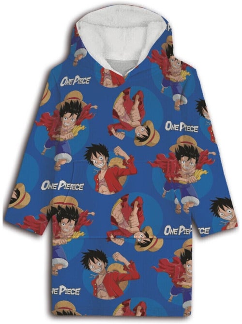 Manta Polar Infantil One Piece con Mangas y Capucha 7 a 14 años, LUFFY - Kiabi