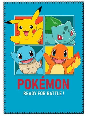 Manta Polar Infantil Starters Pikachu