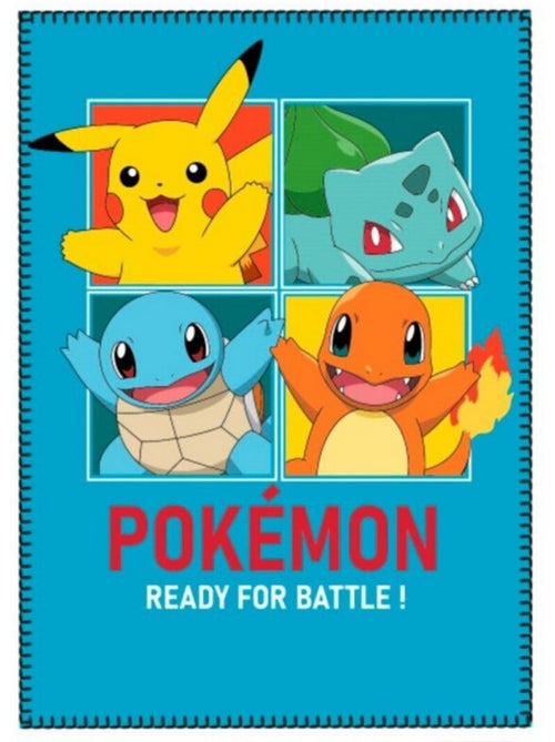 Manta Polar Infantil Starters Pikachu - Kiabi Manta Polar Infantil Starters Pikachu - Kiabi