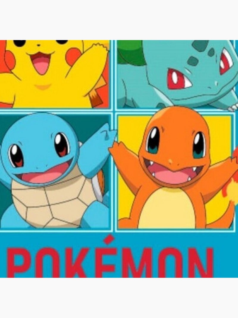 Manta Polar Infantil Starters Pikachu Azul - Kiabi