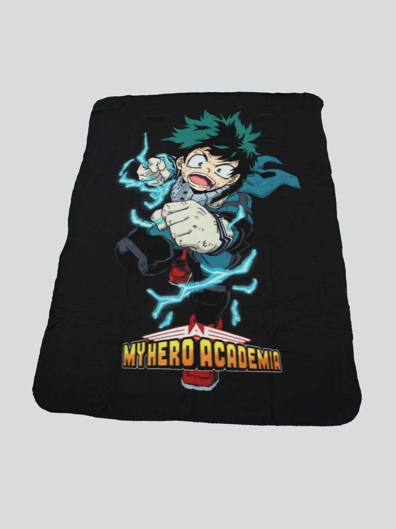 Manta polar 'My Hero Academia' negro - Kiabi