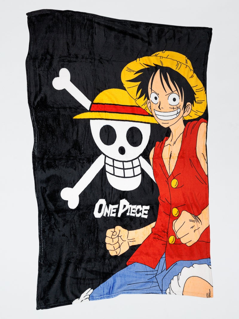 Manta polar 'One Piece' Negro - Kiabi