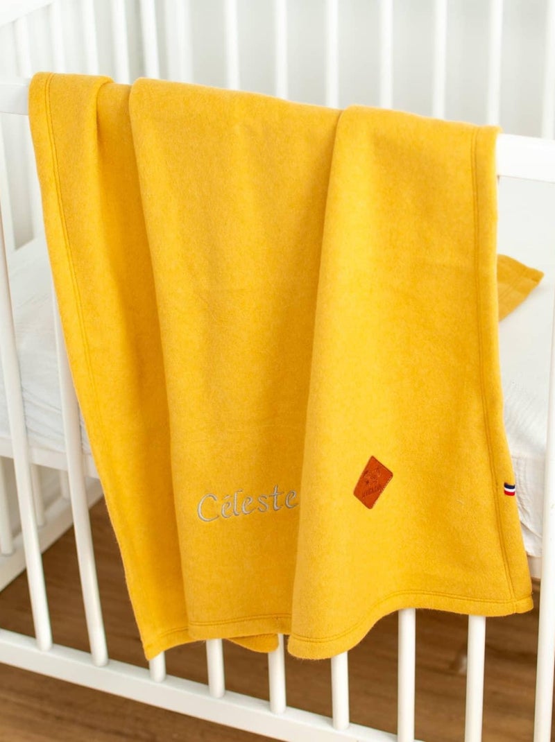 Manta polar ultra-suave de 100% algodón | SEVIRA KIDS Mostaza - Kiabi