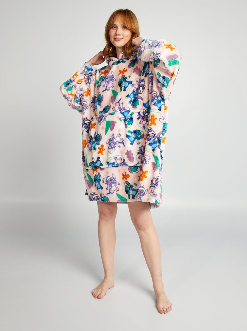 Manta poncho 'Stitch' ROSA - Kiabi