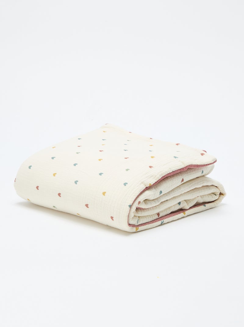 Manta reversible - Kiabi Home Beige - Kiabi