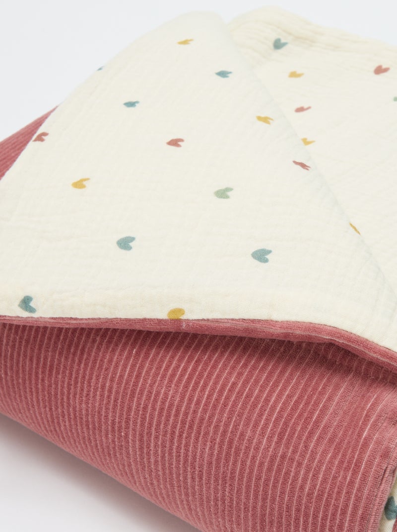 Manta reversible - Kiabi Home Beige - Kiabi