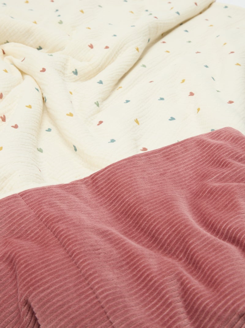 Manta reversible - Kiabi Home Beige - Kiabi