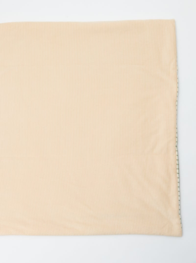 Manta reversible - Kiabi Home Kaki - Kiabi