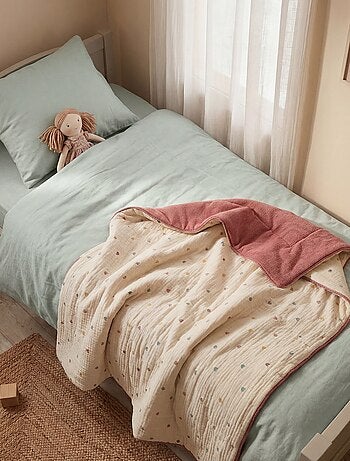 Manta reversible 110 x 150 cm - Kiabi Home