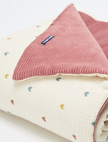 Manta reversible 110 x 150 cm - Kiabi Home
