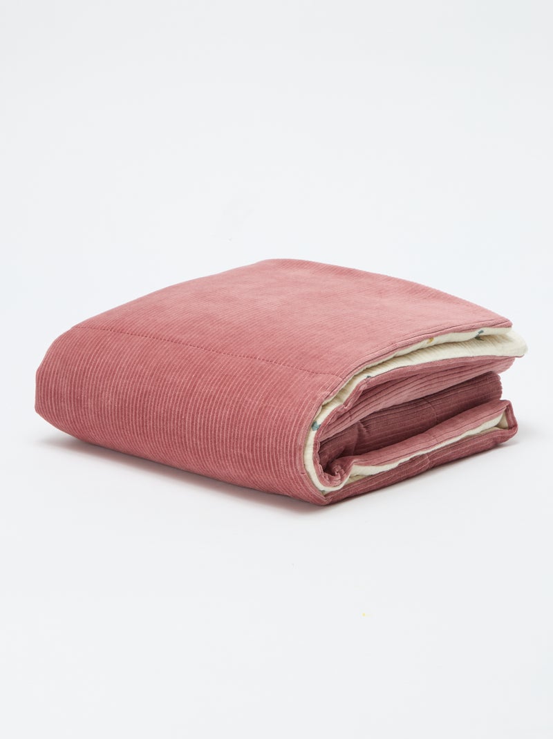Manta reversible 110 x 150 cm - Kiabi Home Beige - Kiabi