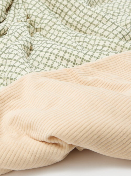 Manta reversible 110 x 150 cm - Kiabi Home - Kiabi Manta reversible 110 x 150 cm - Kiabi Home - Kiabi