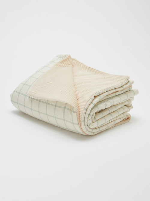 Manta reversible 110 x 150 cm - Kiabi Home - Kiabi Manta reversible 110 x 150 cm - Kiabi Home - Kiabi