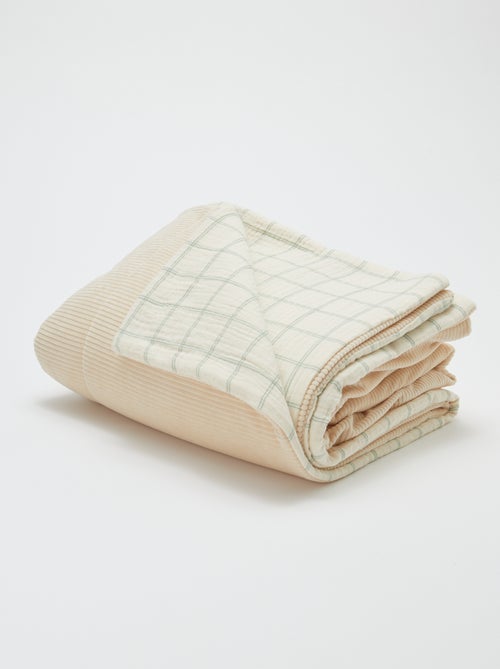 Manta reversible 110 x 150 cm - Kiabi Home - Kiabi Manta reversible 110 x 150 cm - Kiabi Home - Kiabi