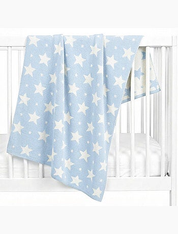 Manta reversible de algodón orgánico gots, estrellas - SEVIRA KIDS