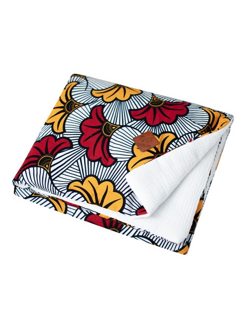 Manta reversible de gasa de algodón y tejido wax | SEVIRA KIDS - Kiabi
