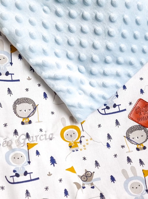 Manta reversible de minky, eskimo | SEVIRA KIDS - Kiabi