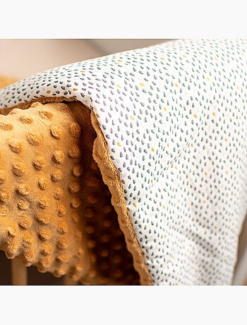 Manta reversible de minky, lior | SEVIRA KIDS
