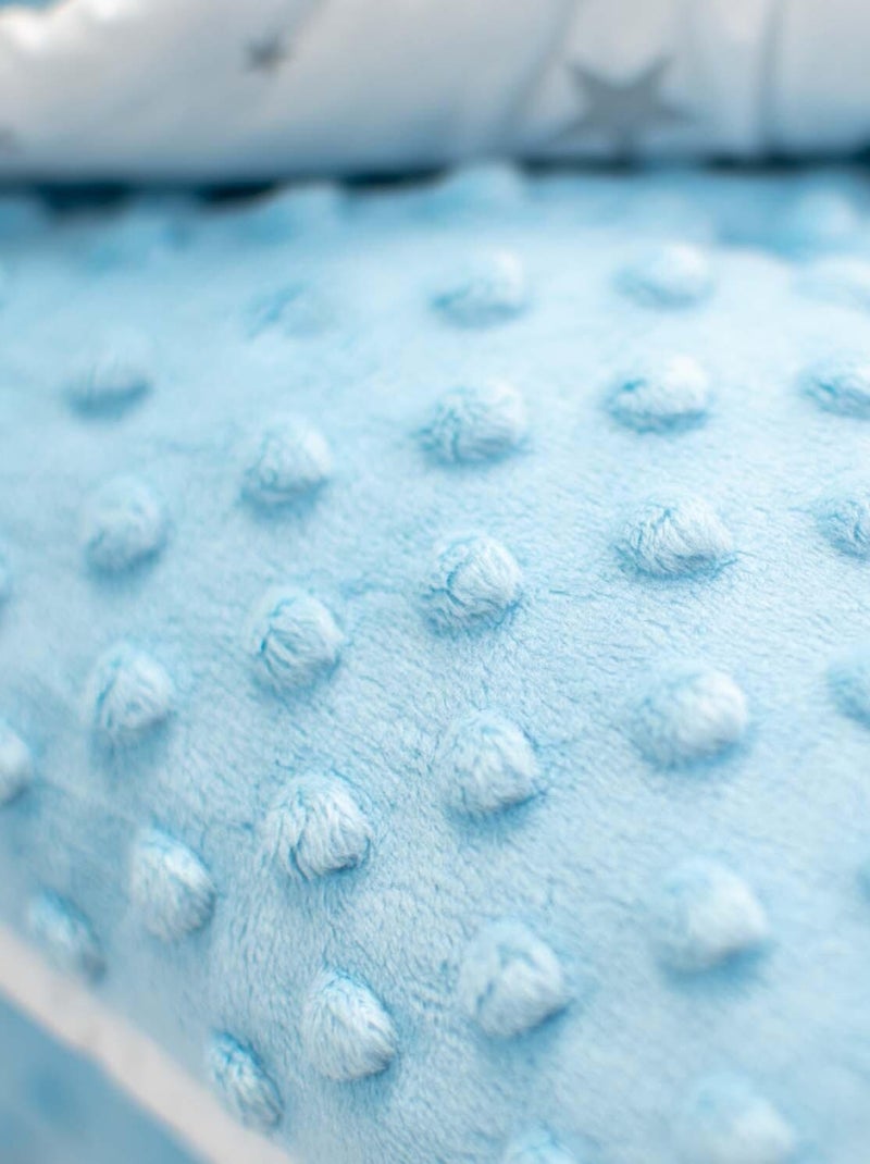 Manta reversible de minky para bebé y niño, extra suave | SEVIRA KIDS Azul - Kiabi