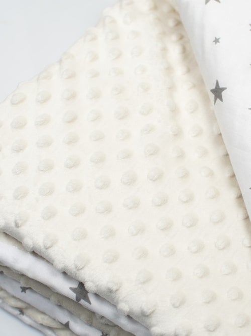 Manta reversible de minky para bebé y niño, extra suave | SEVIRA KIDS - Kiabi