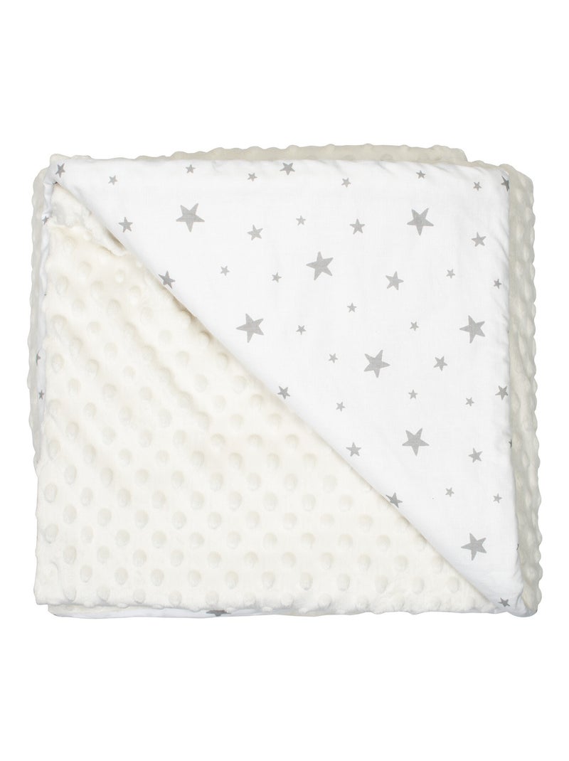 Manta reversible de minky para bebé y niño, extra suave | SEVIRA KIDS Crudo - Kiabi