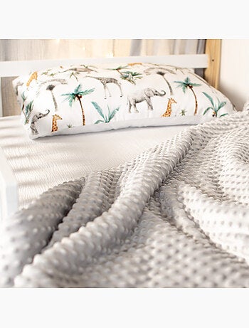 Manta reversible de minky, safari - SEVIRA KIDS