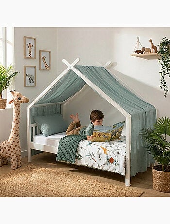 Manta reversible de minky, safari - SEVIRA KIDS