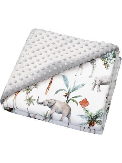 Manta reversible de minky, safari | SEVIRA KIDS - Kiabi
