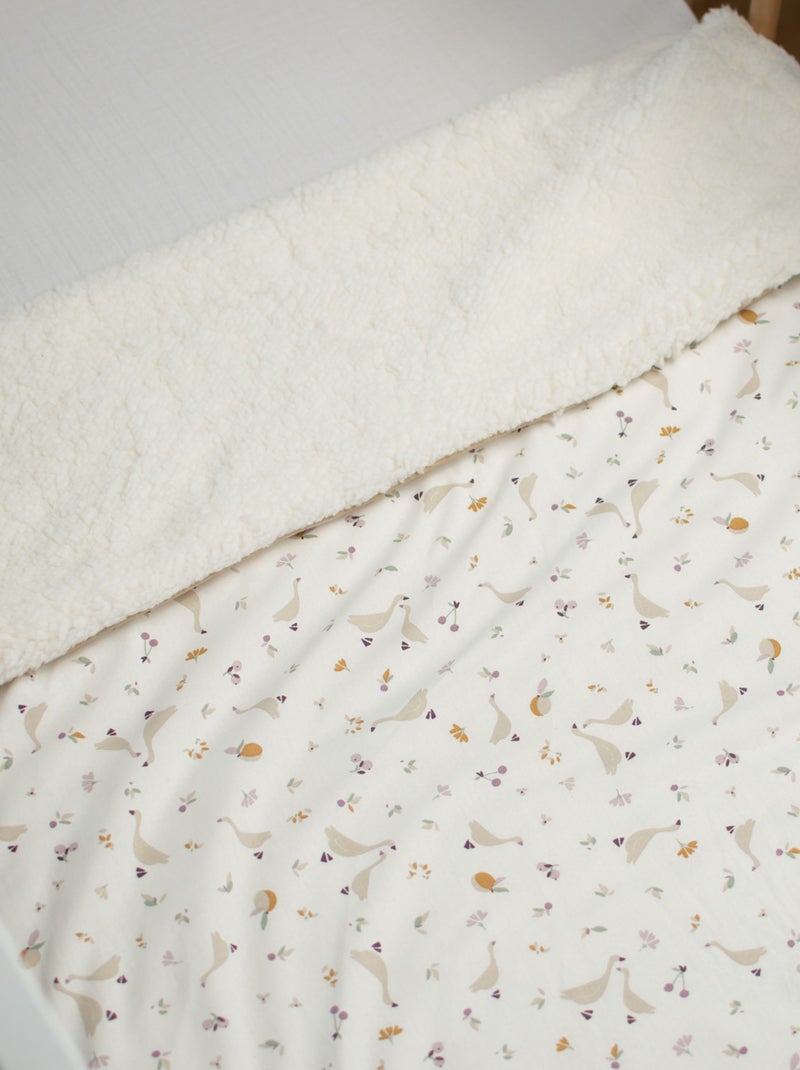 Manta reversible de sherpa, sidonia | SEVIRA KIDS Blanco - Kiabi