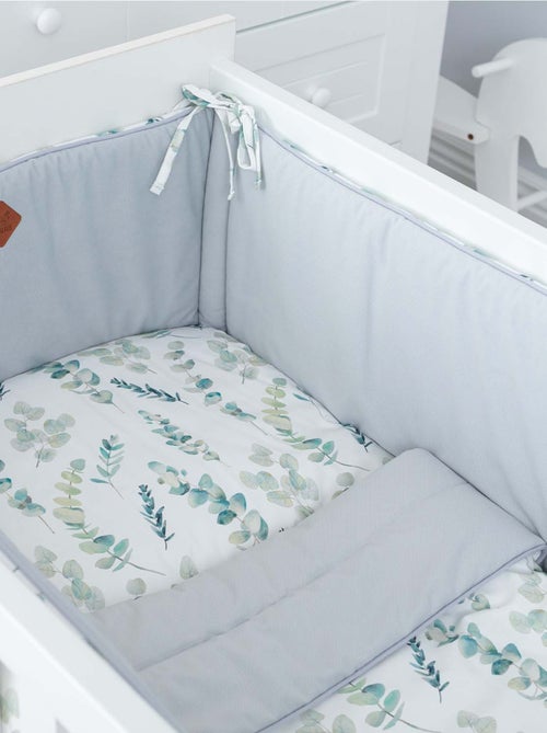 Manta reversible plaid, eucalyptus | SEVIRA KIDS - Kiabi