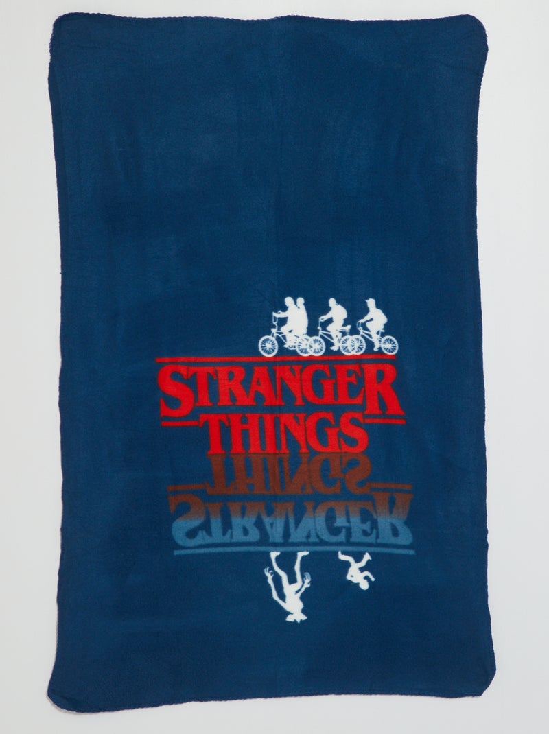 Manta 'Stranger Things' azul - Kiabi