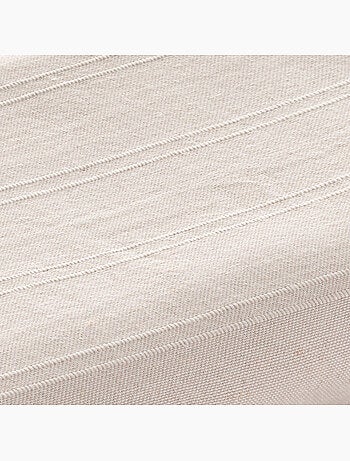 Manta tipo Plaid, tejido texturizado de hilo tintado, con borde rematado - Gamusi