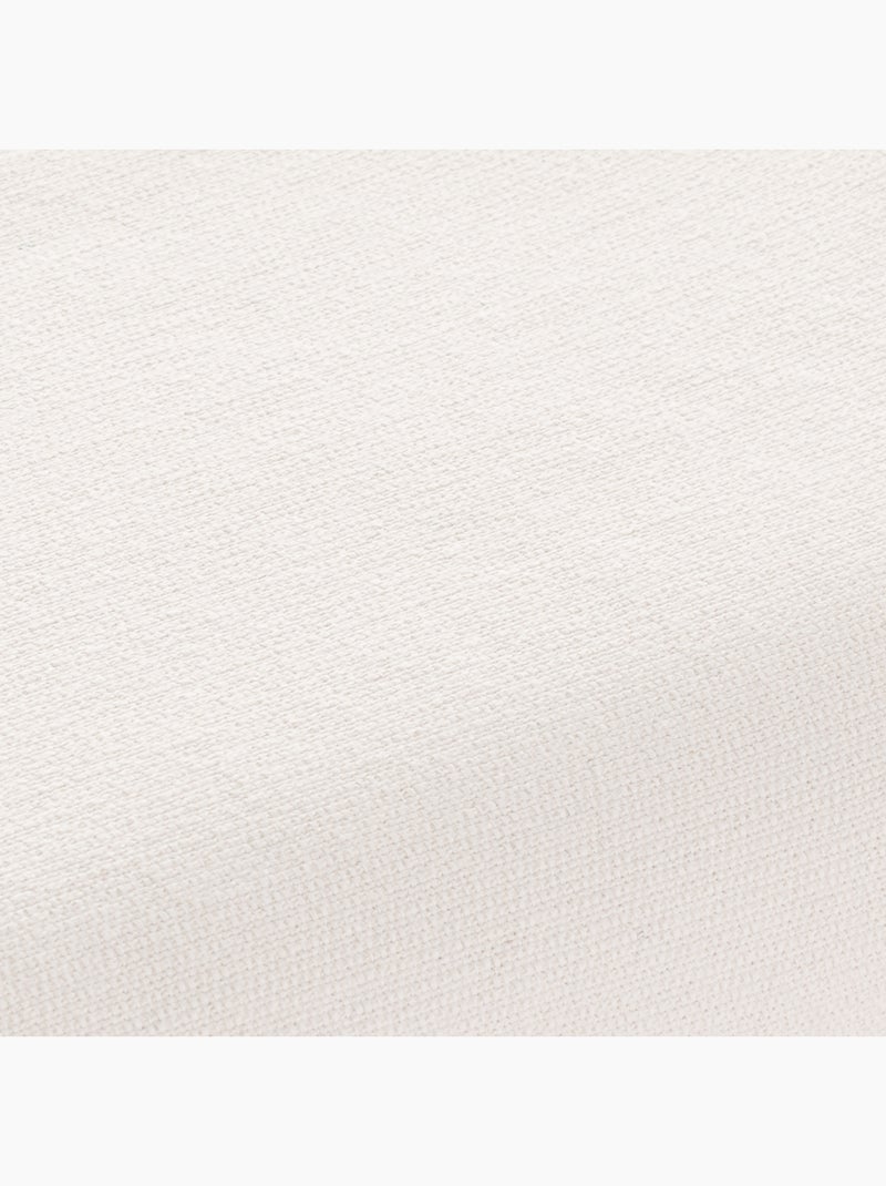 Manta tipo Plaid, tejido texturizado de hilo tintado, con flecos - Gamusi Crudo - Kiabi