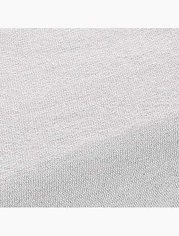 Manta tipo Plaid, tejido texturizado de hilo tintado, con flecos - Gamusi