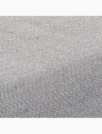 Manta tipo Plaid, tejido texturizado de hilo tintado, con flecos - Gamusi
