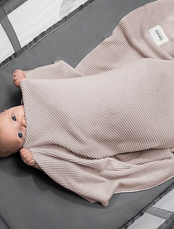 Manta y arrullo de bambú natural para bebé LIONELO