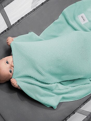 Manta y arrullo de bambú natural para bebé LIONELO