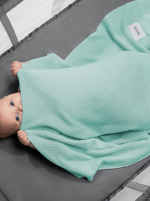 Manta y arrullo de bambú natural para bebé LIONELO - Kiabi