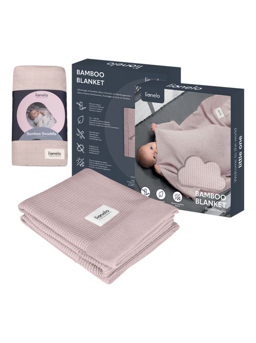 Manta y arrullo de bambú natural para bebé LIONELO - Kiabi
