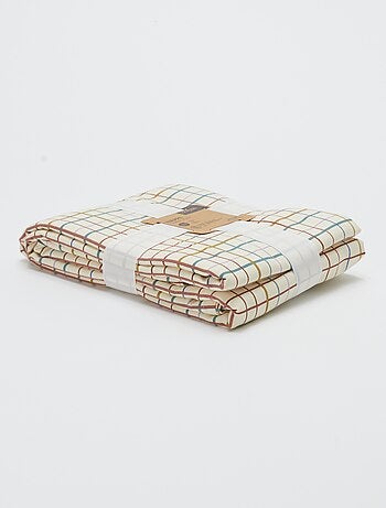 Mantel a cuadros - 150 X 200 cm - Kiabi Home