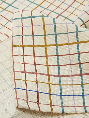 Mantel a cuadros 150 x 300 - Kiabi Home